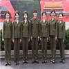 芳华同款65式知青，男女怀旧红卫兵红歌朗诵绿军装套装舞蹈演出服装