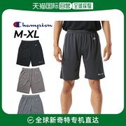 日本直邮Champion 短裤训练运动服跑步慢跑防臭男式短裤短裤C3-XS