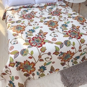 纯棉床盖全棉绗缝被春夏季床铺盖夹棉床单多用垫加厚炕盖单件
