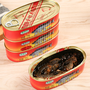 金银花豆豉鱼罐头148*6罐即食海鲜鱼肉罐头广东特产下饭菜