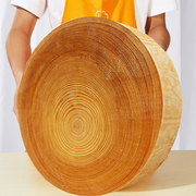 圆形加厚松木菜板实木家用砧板，厨房切菜板剁肉板菜墩砍大骨头砧板