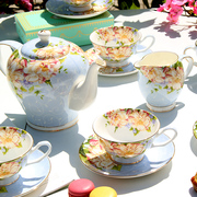 欧式茶具套装咖啡杯下午茶茶具，咖啡具骨瓷英式杯碟家用茶壶轻奢