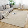 纯色地毯家用长毛绒加厚卧室床边毯现代简约客厅茶几北欧房间定制