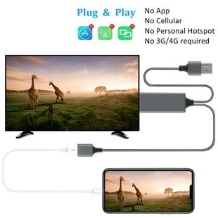 3in1 HDMI Mirroring Cable Phone To TV HDTV Adapter HD 1080P