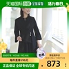 日本直邮RUIRUE BOUTIQUE 珍珠喇叭连衣裙 (黑色)长袖礼服