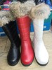 斯乃纳冬款女童棉皮鞋中高帮夹棉牛皮靴子平跟加绒