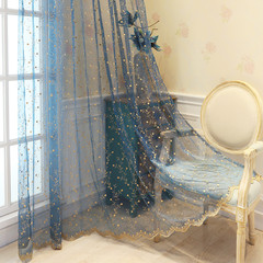 浮雕窗纱布料简约现代遮光遮阳客厅卧室飘窗阳台半帘定制