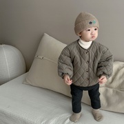 2023秋冬季韩版童装婴儿棉衣，外套韩国保暖棉服，打底衫裤子洋气套装