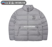 MLB男女装短款立领棉衣运动服NY背后大标logo冬季羽绒服3ADJB0726