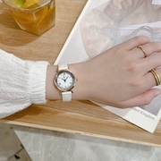 小众设计手表女学生森女小表盘小巧气质复古细皮带简约韩版学院风