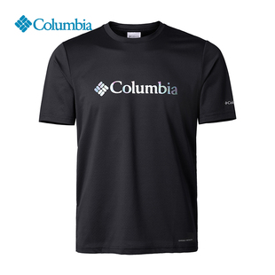 columbia哥伦比亚短袖t恤夏季宽松男女，运动户外速干透气半袖上衣