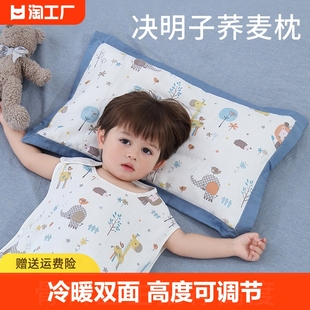 宝宝枕头0到6个月婴幼儿，1-2-3岁以上儿童夏季透气决明子荞麦睡眠