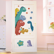 卡通可爱儿童房门贴自粘壁纸创意木门翻新装饰房间卧室衣柜门贴纸