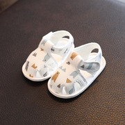 夏季0-1岁新生婴儿，不掉鞋3-67-12个月男女宝宝，学步鞋软底布鞋单鞋