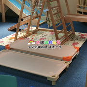 幼儿园专用床儿童午睡床小床午休托管床塑料叠叠床小孩网布床家用