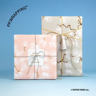 羽松纸象公园原创设计礼物，包装纸丝带送男女爱人情侣生日