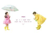 女童雨衣雨披公主儿童荷叶韩国边波点款宝宝，送可爱幼儿园雨具手袋
