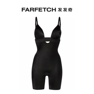 spanx女士suityourfancy深v领五分连身，短裤farfetch发发奇