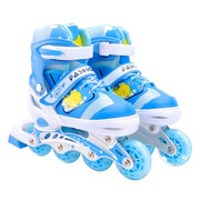 溜冰鞋儿童全套装可调闪光直排轮滑鞋旱冰，r鞋滑冰鞋男女成人