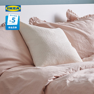 IKEA宜家HEDSAV赫塞垫套抱枕沙发客厅床头靠垫抱枕套靠枕不含芯