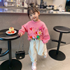 女童卫衣春秋款，2024韩版洋气春季儿童装，衣服小童宝宝上衣春装