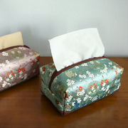 布奏车载纸巾盒餐桌布艺纸巾袋，客厅家用抽纸盒，抽纸袋车内纸巾套