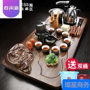全自动上水茶具套装家用紫砂，功夫茶道实木茶盘，整套泡茶台茶道