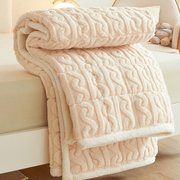 牛奶珊瑚绒床垫家用可折叠加厚软垫冬季法兰绒睡垫单人加绒小褥子