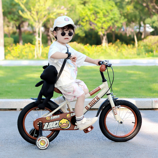 乐的小黄鸭儿童自行车单车，3-6-9岁男孩童车，中大童女孩小孩脚踏车