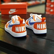 Nike耐克白橙蓝简版AJ1女低帮板鞋休闲运动鞋DN4245-141 HC仓
