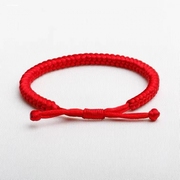 肖战同款红绳手链金刚结手绳，手工编织情侣，兔年本命年男女手绳