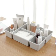 家用抽屉塑料分隔盒分格盒子橱窗杂物储物整理盒可叠加桌面食品级