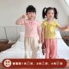 sasa的丸子妹女童短袖，t恤夏季两色，儿童上衣设计感宝宝童装