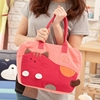 台湾啵啵猫 胖胖的身影手提包拼布包帆布包 可爱猫咪公文包110307