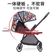 婴儿推车可坐可躺可折叠轻便外出双向高景观婴儿车推车溜娃神器