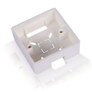 PVC86型明装盒开关插座阻燃底盒明装塑料接线盒300个/箱