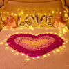 七夕求婚布置创意用品床上情侣浪漫房间表白仪式感室内ins风简单