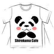 白熊咖啡厅熊猫动漫周边t恤大码白色短袖长袖男女二次元