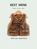 英国NEXT MKNK周岁女宝宝夹棉马甲冬季洋气儿童保暖背心礼服外套