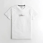 美国Hollister 纯棉刺绣字母短袖T恤男装hco修身简约半袖打底上衣