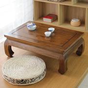 实木炕桌炕几矮桌吃饭桌茶桌飘窗榻榻米桌子明清古典中式仿古方桌