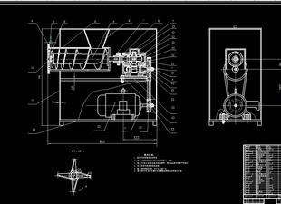 小型电动绞肉机的设计2D图机械CAD素材
