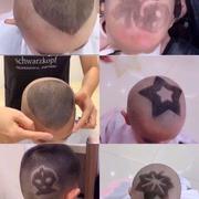 宝宝儿童理发造型神器小孩发型，雕刻模具剃头图案，自己剪头模型卡