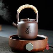紫砂茶壶提梁壶电陶炉煮茶壶功夫茶具大容量大号蒸茶壶泡茶壶耐热