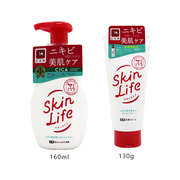 新版cow牛乳石碱，祛痘泡沫洗面奶，130gskinlife控油男女洁面160ml