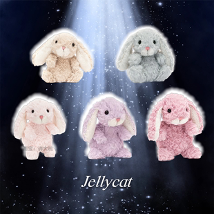 法国直邮 Jellycat 甜美小兔郁金香米色粉色毛绒安抚玩偶公仔礼物