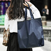 家用日式尼龙手提袋大号单肩购物袋，环保布袋子(布袋子，)可折叠便携买菜包j