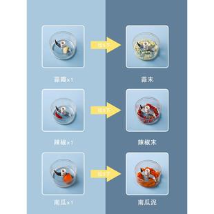 迷你蒜泥神器捣蒜器厨房，家用小型手拉蒜器多功能碎蓉器手动搅蒜器