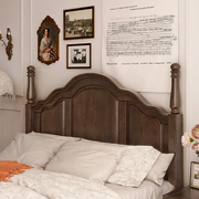 简美风乡村美式实木床，现代简约复古法式床，双人床轻奢婚床卧室家具