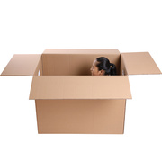 特大号搬家纸箱大收纳箱纸壳，箱子加厚加硬打包箱五层带扣纸箱